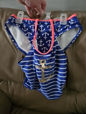 Girls Sz 7/8 Cat & Jack 2pc Swimsuit